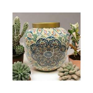 Jarrón de Metal Esmaltado Cloisonné Hecho a Mano de Lujo, Florero Decorativo Vintage con Diseño Floral, Jarrón Coleccionable de Estilo Antiguo para Decoración del Hogar, Regalo - Product Image 2