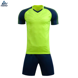 Uniformes de Fútbol para Adultos al Por Mayor, Manga Corta, Deportivos, de Secado Rápido, Alta Calidad, Color en Contraste, Servicio OEM, Último Diseño - Product Image 1