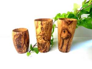 Verre à eau en bois naturel de qualité supérieure, gobelet artisanal de luxe en bois, réutilisable et sans danger pour les aliments, pour un usage quotidien - Product Image 4