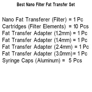 Juego de Nanofiltros para Filtración de Grasa, Herramienta Médica de Alta Precisión para Transferencia de Grasa, para Procedimientos Cosméticos y Estéticos, Profesional - Product Image 6