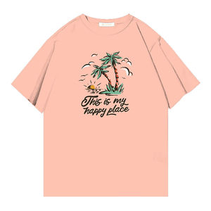 Camiseta Oversize para Hombre de 300GSM, Estilo Hip Hop Urbano, Corte Holgado, Cuello Redondo, Lavado Ácido, Diseño de Dibujos Animados, Tejido de Punto, Impresión DTG Personalizada, Algodón - Product Image 6