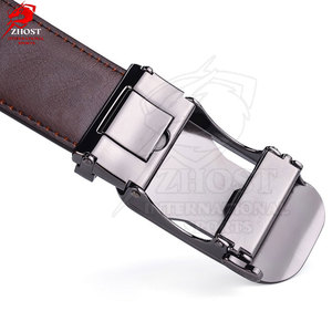Ceinture en cuir de qualité supérieure, accessoire de taille durable, ajustement confortable, design de boucle élégant pour pantalons - Product Image 3