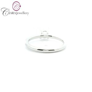 USINE DIRECTE 18K AU750 OR BLANC/JAUNE/ROSE ET DEUX TONS DIAMANT NATUREL FORME RONDE CENTRE 0.50CT BAGUE DE FIANÇAILLES - Product Image 3