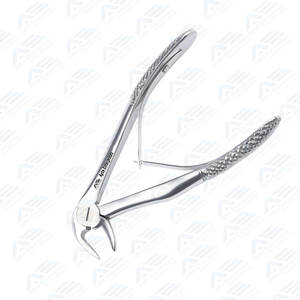 Pince d'extraction de bébé de haute qualité motif anglais Ce Klein incisives inférieures pédodontiques pour le traitement des dents de chirurgie buccale - Product Image 6