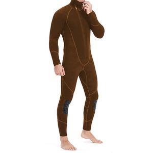 Combinaison de plongée en néoprène tricotée à col rond, 3 mm, manches longues, pour homme et femme - Product Image 1