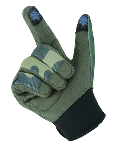 Guantes de Protección para Exteriores con Patrón de Camuflaje, Protección de Nudillos de Fibra de Carbono, Poliéster Transpirable y Duradero - Product Image 2