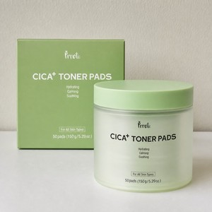 Prreti Soins de la peau coréens Prreti Cica Plus Toner Pads 50 tampons produits de soin de la peau abib soins de la peau Cica Produits de beauté coréens - Product Image 3