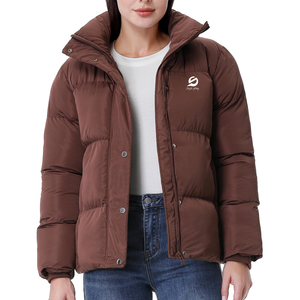 Veste matelassée pour femme de qualité supérieure, nouvelle conception, très vendue, épaisse, avec fermeture éclair, pour l'hiver - Product Image 4