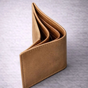 Portefeuille homme en cuir véritable premium, fin, anti-RFID, pliable, logo personnalisé, vente en gros, fournisseur OEM, haute qualité, à vendre - Product Image 2