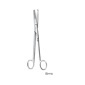 Ciseaux de gynécologie Sims 20 cm 8, en acier inoxydable, classe I, certifiés CE, instrument chirurgical - Product Image 2