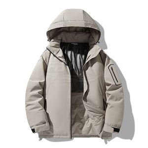 Veste universitaire homme EMO personnalisée avec logo, nouvelle collection, coupe slim, fermeture éclair, décontractée, en coton rembourré, automne-hiver, haute qualité, coupe-vent, avec lettres - Product Image 4