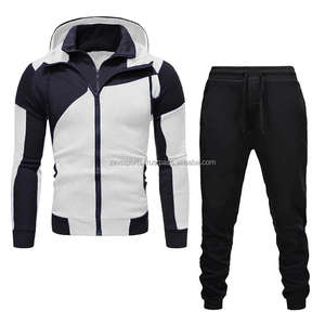 Conjunto Deportivo para Hombre con Cierre, Cuello Alto, Ropa de Marca, Conjunto de Dos Piezas, Sudadera Informal, Pantalones, Traje Deportivo para Otoño e Invierno - Product Image 2