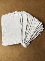 Papel de Algodón Hecho a Mano en Hojas A4 con Borde Natural, Papel de Primera Calidad para Invitaciones, Diarios y Cuadernos