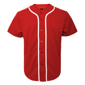 Maillot de baseball confortable en polyester avec impression ou broderie personnalisée OEM 2026, maillot de baseball en mesh respirant - Product Image 1