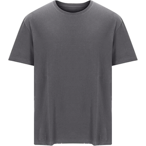 เสื้อยืดแขนสั้นคอกลมสีพื้นสำหรับผู้ชาย ดีไซน์เรียบง่าย สามารถเลือกสีและสไตล์ได้ - Product Image 5