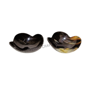 Blossom Craft India - Tazón de Cuerno de Búfalo y Buey 100% Natural, Pulido Brillante, Ecológico, Decoración Navideña para la Mesa, al Precio Más Bajo - Product Image 3