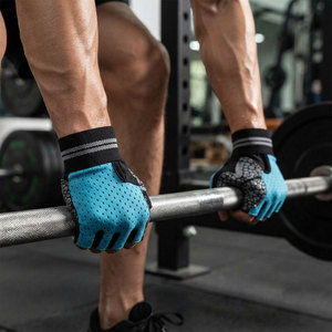Premium Ergonomic Fit Half Finger Women's Fitness Training Gloves Enhanced Palm Grip Protection Breathable Wholesale Price Glove - Product Image 5