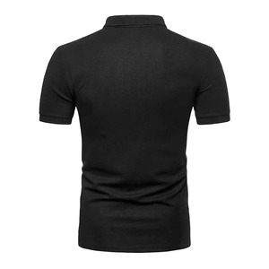 Camisetas Polo Lisas de Algodón 100% al por Mayor para Hombre, Camiseta Polo de Secado Rápido de Alta Calidad para Hombre, a la Moda - Product Image 4