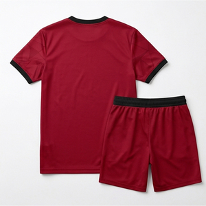 Uniforme de Fútbol Sublimado de Alta Gama, Diseño Personalizado, Ropa Deportiva de Secado Rápido, Conjunto de Camiseta y Pantalones Cortos de Fútbol con Cuello en V, Venta al Por Mayor - Product Image 4
