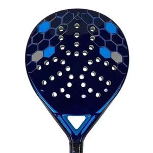 Raquette de padel professionnelle personnalisée en fibre de carbone, forme diamant, avec noyau en mousse EVA, design léger, poignée antidérapante pour l'entraînement - Product Image 5