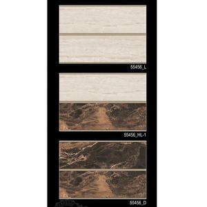 Azulejos de Pared Modernos de Cerámica Esmaltada Brillante Antideslizante de 300x450 mm para Pasillos, Baños, Cocinas y Uso en Exteriores, Diseño Digital de Mármol Negro y Granito - Product Image 3