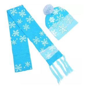 Bonnet de Noël lumineux à LED avec pompon tricoté – Chapeau d'hiver festif et chaud unisexe pour fêtes saisonnières – Accessoire de tête - Product Image 6
