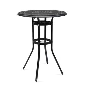 Outdoor <b>Patio</b> Cast Aluminum 32*32*41 <b>Round</b> Bar <b>Table</b> - Product Image 1