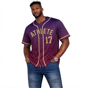 Custom <b>Ombre</b> Green Yellow Baseball Jersey Pinstripes Button Men's Athletic Team <b>Top</b> Digital Printing Short Sleeve Crew Neck 100% - Product Image 3