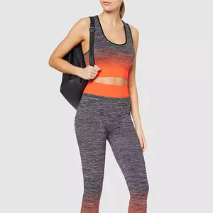 Conjunto de Yoga de Alta Calidad para Mujer, Dos Piezas, Cintura Elástica, Ropa Deportiva, Leggings y Sujetador Deportivo Transpirables para Gimnasio - Product Image 6