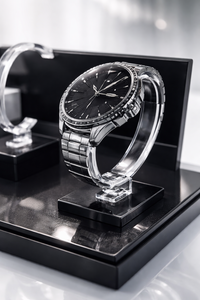 Exhibidor de Relojes Acrílico Transparente de Diseño Personalizado Premium con Bloque de Espuma de 50 mm de Grosor para Servicio OEM/ODM para Uso Minorista - Product Image 6