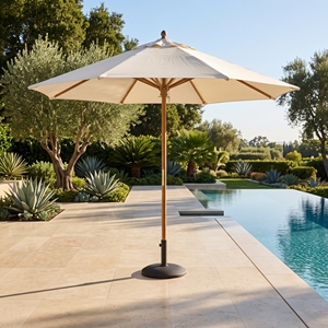 Sombrilla de Jardín de Madera de Teca Sólida para Exteriores, Parasol Moderno de Lujo para Proyectos de Resorts y Patios, Muebles Jepara SVLK - Product Image 5