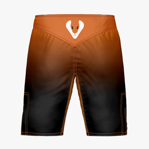 Pantalones Cortos de MMA Venomous para Hombre y Mujer, Cintura Media, Color Degradado, Secado Rápido, Estilo Deportivo con Bolsillos y Logotipo Frontal - Product Image 2