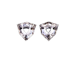 1.48 Ct E Couleur Lab Grown Shield Cut Diamonds Excellente Coupe VVS1 Clarté 6.4*6.2mm pour Boucles D'oreilles En Diamant Cadeau Certifié GIA - Product Image 1