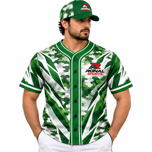 Camisetas de Béisbol para Hombre, Uniformes Personalizados con Sublimación, Ropa de Béisbol en Oferta, Servicio OEM para Adultos, Competitivo - Product Image 3