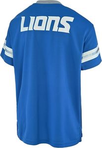 Camiseta Deportiva Roja con Cuello en V de los Kansas City Chiefs, de Poliéster, con Rayas Amarillas y Blancas y Logotipo Bordado - Product Image 6