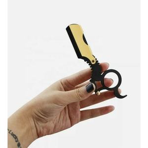 Rasoir de sécurité classique en acier inoxydable de haute qualité pour hommes, avec poignée ergonomique, pour le rasage du visage, lame unique remplaçable, pour sourcils - Product Image 5