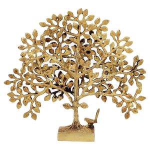 Decoración de árbol de latón hecha a mano, adorno tradicional para mesa, decoración del hogar con temática de plantas, adorno de árbol de latón para todas las estaciones. - Product Image 5