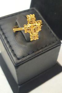 Dubai 24KT Gold Plated Hot-Selling 4GRM Bijoux Plaque Nouvelle Jewelry Set Women's (femmes) Gold Plated Circle Setting DISCOUNT - Product Image 2