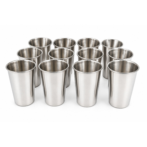 Vasos de acero inoxidable de doble pared con acabado de espejo premium, irrompibles, para el hogar, restaurantes y bebidas al aire libre. - Product Image 3