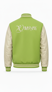 Sustainable American Style Hooded Eco-Friendly Winter Varsity <b>Jacket</b> with Front Logo Unisex - Product Image 3