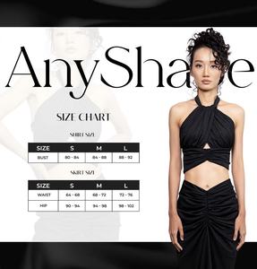 Robe de soirée femme ODM trompette robe licou décolleté Satin tricoté moulante Maxi bouton décoration froncé dos nu femmes ensemble - Product Image 6