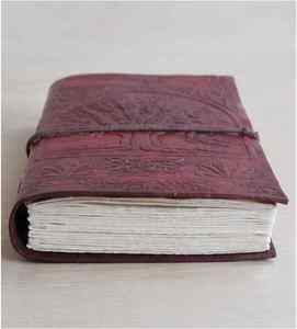 Carnet en cuir Arbre de Vie |   Journal à couverture gaufrée |   Journal de voyage pour hommes et femmes |   Carnet de croquis, livre souvenir, cadeau - Product Image 4