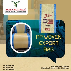 Bolsas de saco de PP de alta calidad reciclables impresas con logotipo personalizado, fabricante indio para agricultura, productos fertilizantes de harina - Product Image 2