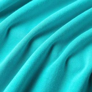 <b>Men's</b> <b>Turquoise</b> Short Sleeve O-Neck T-<b>Shirt</b> 100% Cotton Knitted Oversized Fit Streetwear Anti-Wrinkle Casual Solid Color Front - Product Image 2