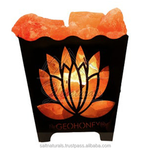 Lampe de sel de l'Himalaya relaxante pour la décoration de la chambre, lampe de sel à lumière douce, ambiance cosy - Product Image 6