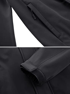 Veste softshell coupe-vent pour homme, impression personnalisée, tissu à séchage rapide, taille plus, veste de sport 2025 pour homme - Product Image 2