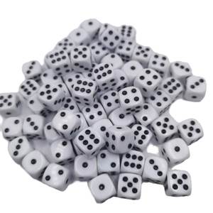 ASSISTANT HANDMADE RESIN PATTERN ECO-friendly Portable 6 Sided Acrylic Round Corner Standard Game D6 <b>Dice</b> for Yahtzee Game - Product Image 5