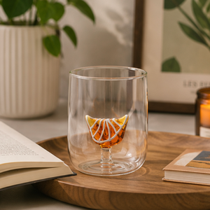 Verres à boire transparents en borosilicate faits à la main de 280 ml, sans plomb, pour whisky, eau, jus, réutilisables, en gros - Product Image 6