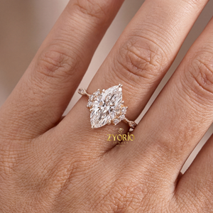 Anillo de Compromiso de Plata de Ley con Diamante Cultivado en Laboratorio, Estilo Vintage de Lujo, Inspirado en un Anillo Antiguo Único, para Aniversario de Bodas - Product Image 4