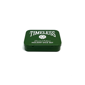 Caja Metálica Verde Oliva con Cierre, Recipiente de Almacenamiento, Estuche de Embalaje Personalizado con Impresión - Product Image 1